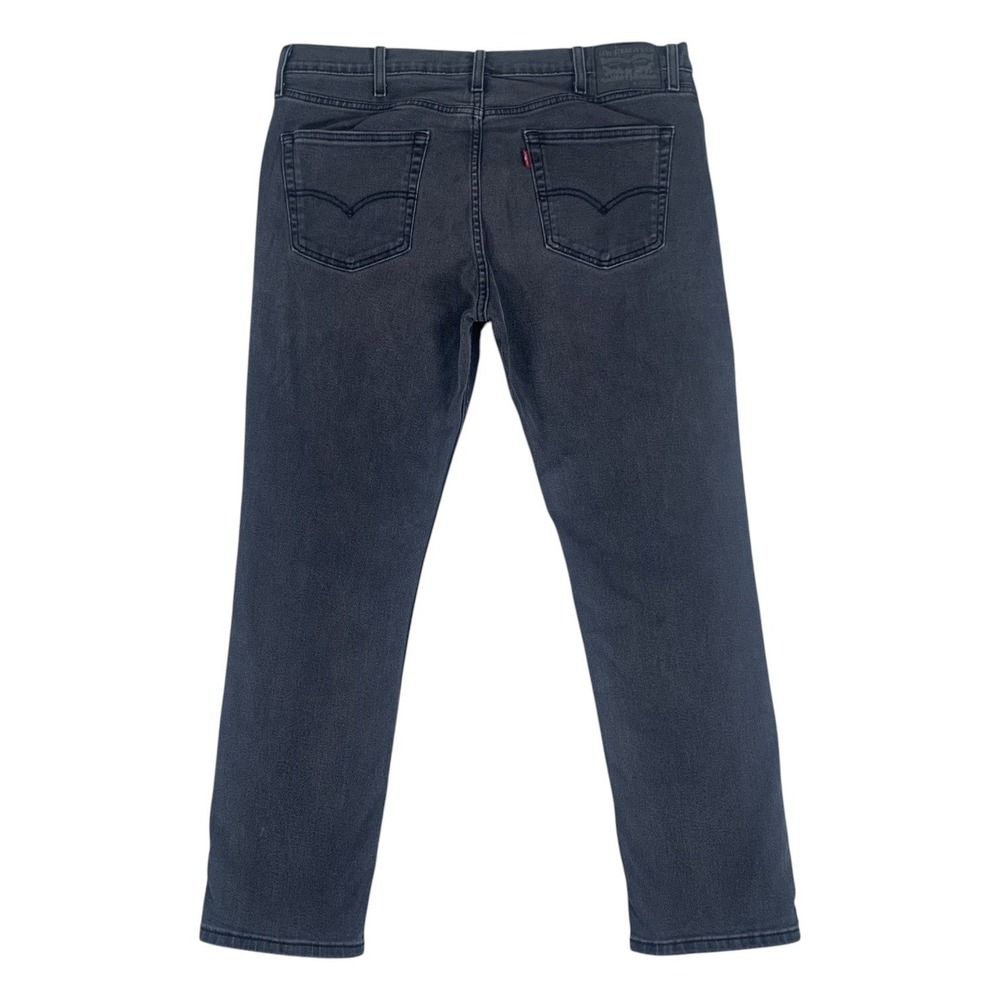 Levi's 511 Slim Fit Jeans Mens 38x30 Gray Charcoal Stretch Denim Pants